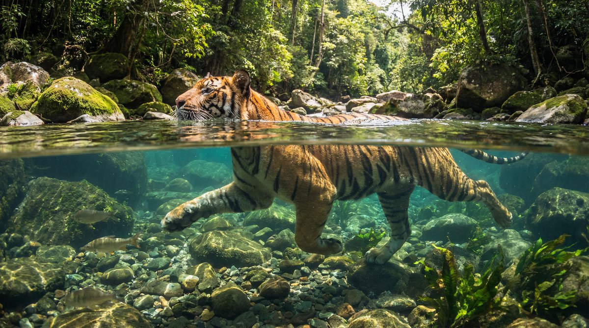 国产主播老虎游泳视频